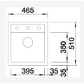 Кухонная мойка BLANCO DALAGO 45 SILG Серый вулкан M.AF SILGRANIT™ 527242