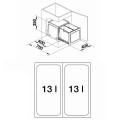 Системы сортировки отходов BLANCO SELECT BOTTON PRO 45/2 автоматическая 517468