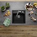 Кухонная мойка BLANCO DALAGO 5 SILG PDUR Black M.AF Black, SILGRANIT™ 525871