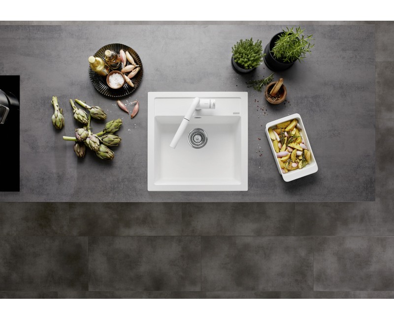 Кухонная мойка BLANCO DALAGO 5 SILG PDUR White M.AF SILGRANIT™, PuraDur™, Белый 518524