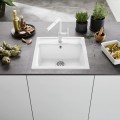 Кухонная мойка BLANCO DALAGO 5 SILG PDUR White M.AF SILGRANIT™, PuraDur™, Белый 518524