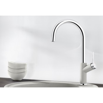 Virtuves izlietnes maisītājs BLANCO CARENA Hromēts HD 520766