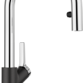 Virtuves maisītājs BLANCO CARENA-S Vario Anthracite/Hromēts HD 521358