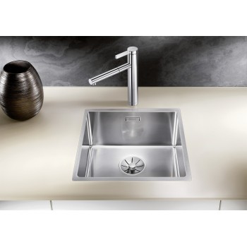 Virtuves Izlietne BLANCO CLARON 400-IF InFino O.AF Nerūsējošais tērauds, Satīna spīdīga 521572