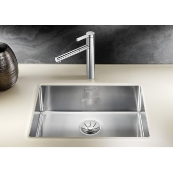 Virtuves Izlietne BLANCO CLARON 550-U InFino O.AF Nerūsējošais tērauds, Satīna spīdīga 521579