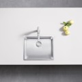 Virtuves Izlietne BLANCO ANDANO 500-IF SATIN InFino O.AF Nerūsējošais tērauds, Satīna spīdīga 522965