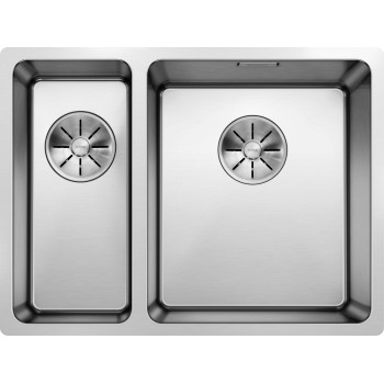 Virtuves Izlietne BLANCO ANDANO 340/180-U SATIN RE InFino O.AF  Nerūsējošais tērauds, Satīna spīdīga 522977
