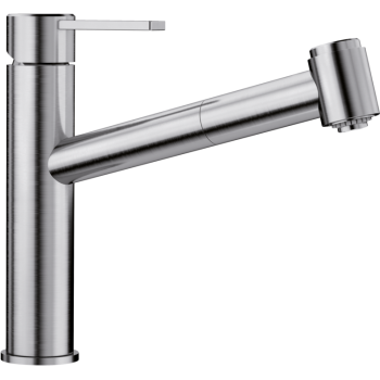 Virtuves izlietnes maisītājs BLANCO AMBIS-S Brushed Nerūsējošs tērauds HD  523119