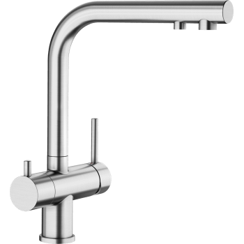 Virtuves izlietnes maisītājs BLANCO FONTAS II UR Nerūsējošs tērauds finish HD 523129