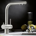 Кухонный смеситель BLANCO FONTAS II UR, отделка из нержавеющей стали HD 523129