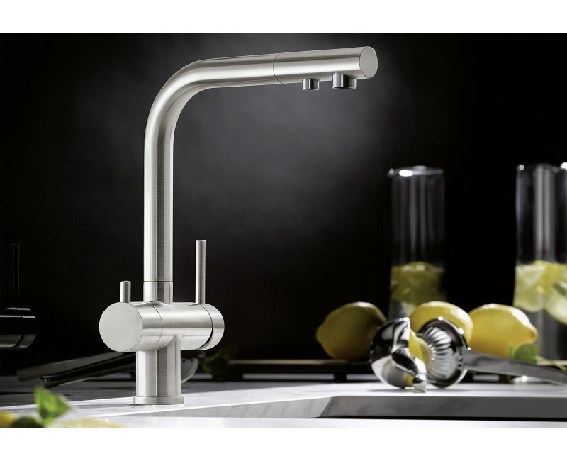 Кухонный смеситель BLANCO FONTAS II UR, отделка из нержавеющей стали HD 523129