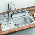 Кухонная мойка BLANCO LEMIS XL 6S-IF Compact O.AF Нержавеющая сталь 525111