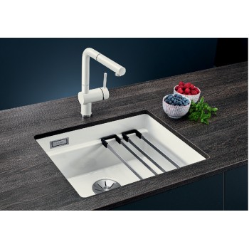 Virtuves Izlietne BLANCO ETAGON 500-U Ceramic White glossy InFino O.AF Keramika, PuraPlus™, Kristālbalta spīdīga (Keramika) 525149