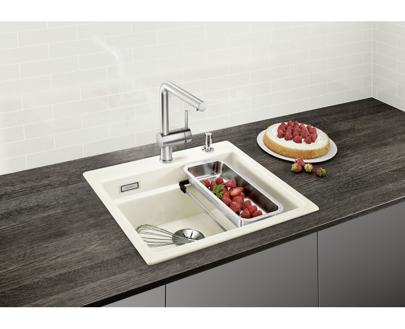 Virtuves Izlietne BLANCO ETAGON 6 Ceramic Magnolia glossy InFino M.AF Keramika, Magnolija spīdīga (Keramika) 525157
