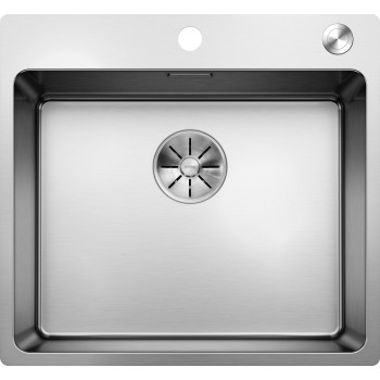 Virtuves Izlietne BLANCO ANDANO 500-IF/A SATIN InFino M.PC Nerūsējošais tērauds, Satīna spīdīga 525245