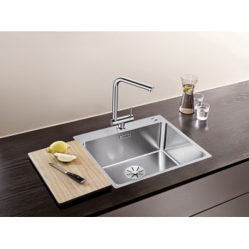 Virtuves Izlietne BLANCO ANDANO 500-IF/A SATIN InFino M.PC Nerūsējošais tērauds, Satīna spīdīga 525245