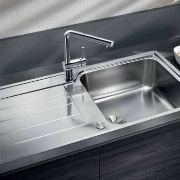 Virtuves Izlietne BLANCO CLASSIMO XL 6 S-IF RV brushed InFino M.AF Nerūsējošais tērauds, Krāsots pārklājums 525327