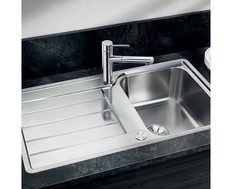 Virtuves izlietne BLANCO CLASSIMO 45 S-IF RV brushed InFino M.AF Nerūsējošā tērauda 525330