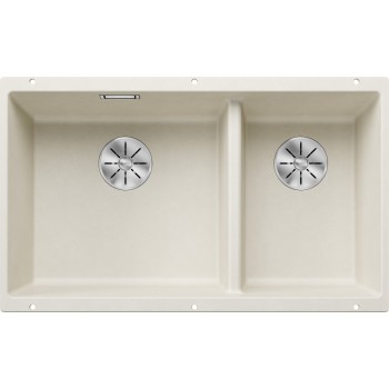 Virtuves Izlietne BLANCO SUBLINE 430/270-U SILG Soft white InFino O.AF SILGRANIT™, PuraDur™, Silti balts 527167
