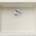 Virtuves Izlietne BLANCO SUBLINE 500-U SILG Soft white InFino O.AF SILGRANIT™, PuraDur™, Silti balts 527170