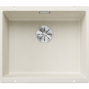 Virtuvės kriauklė BLANCO SUBLINE 500-U SILG Soft white InFino O.AF SILGRANIT™, PuraDur™, Švelniai balta 527170