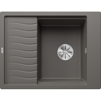 Virtuves Izlietne BLANCO ELON 45 S Volcano grey InFino O.AF SILGRANIT™, PuraDur™, Vulkāna pelēks 527250