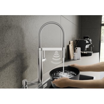 Virtuves izlietnes maisītājs BLANCO CULINA-S II Senso PVD Tērauda krāsa 527462