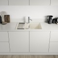 Кухонная мойка BLANCO ADIRA 45S SILG White M.AF SILGRANIT™, White 527589