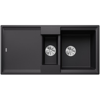 Virtuves Izlietne BLANCO ADIRA 6S SILG Black M.AF SILGRANIT™, Melna 527601