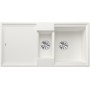 Virtuvės kriauklė BLANCO ADIRA 6S SILG White M.AF SILGRANIT™, Balta 527605