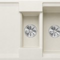 Кухонная мойка BLANCO ADIRA 6S SILG Soft White M.AF SILGRANIT™, Warm White 527606