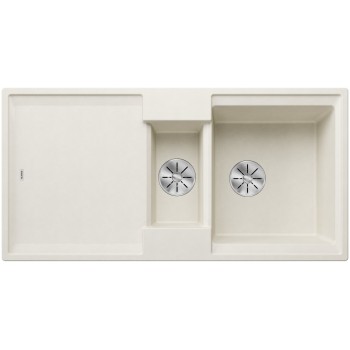 Virtuves Izlietne BLANCO ADIRA 6S SILG Soft White M.AF SILGRANIT™, Silti balts 527606
