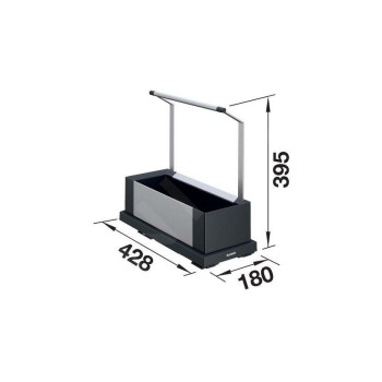 Atvilkne veramām durvīm BLANCO Storage Caddy 2  527667