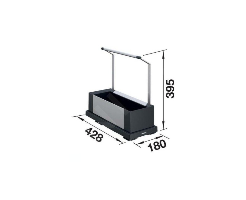 Atvilkne veramām durvīm BLANCO Storage Caddy 2  527667