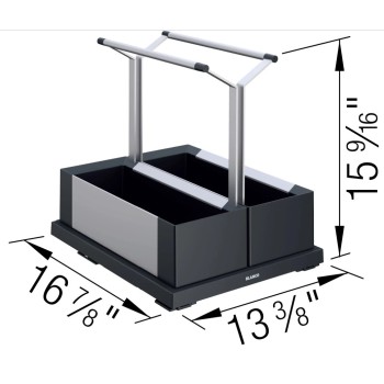 Atkritumu šķirošanas sistēma BLANCO Storage Caddy 41 527668