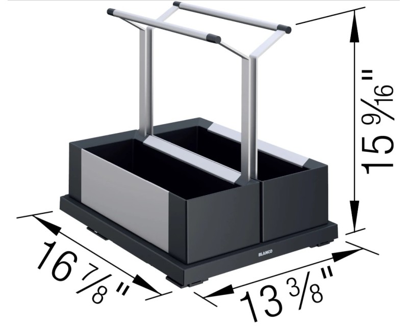 Системы сортировки отходов BLANCO Storage Caddy 41 527668