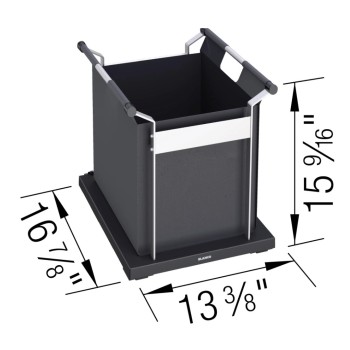 Atkritumu šķirošanas sistēma BLANCO Universal Bag XL 41 527669