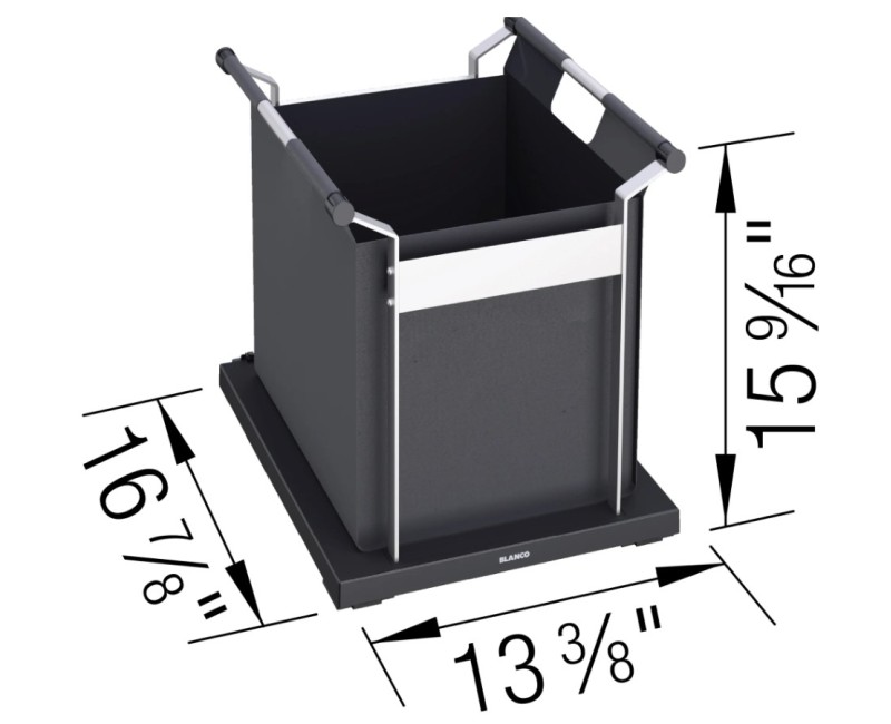 Atkritumu šķirošanas sistēmas BLANCO Universal Bag XL 41 527669