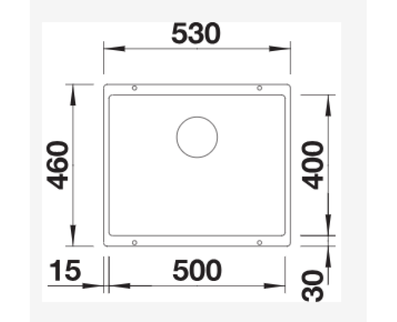 Кухонная мойка BLANCO SUBLINE 500-U SILG Coffee O.ZUB O.AF WFS SILGRANIT™, Coffee 527800