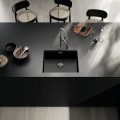 Кухонная мойка BLANCO CLARON 500-U DarkSteel Edition Infino O.AF, нержавеющая сталь, темная сталь 527834