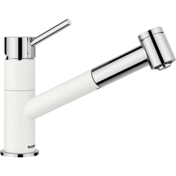 Virtuves izlietnes maisītājs BLANCO KANO-S VARIO Balts/Hromēts 527964