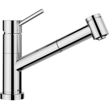Virtuves izlietnes maisītājs BLANCO KANO-S-F VARIO Hromēts 527969