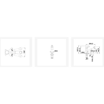 Virtuves izlietnes maisītājs BLANCO KANO-S-F VARIO Hromēts 527969
