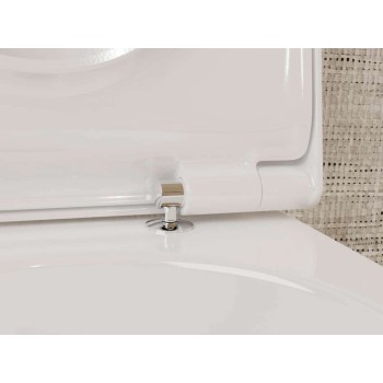 Кришка для унитаза Hansgrohe EluPura S с функцией SoftClose+QuickReleas Белый 60197450