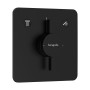 Dušas maisītājs Hansgrohe DuoTurn Q Iebūvējamais, 2 ierīcēm, matēti melns 75414670