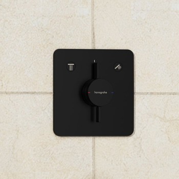 Dušas maisītājs Hansgrohe DuoTurn Q Iebūvējamais, 2 ierīcēm, matēti melns 75414670