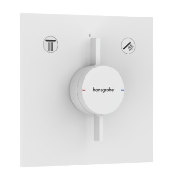 Dušas maisītājs Hansgrohe DuoTurn E Iebūvējamais, 2 ierīcēm, matēti balts 75417700
