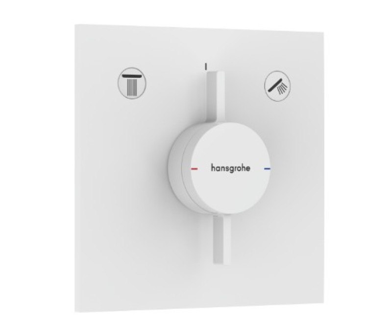 Dušas maisītājs Hansgrohe DuoTurn E Iebūvējamais, 2 ierīcēm, matēti balts 75417700