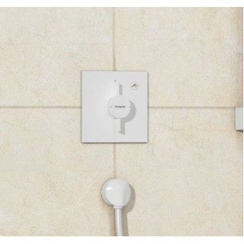 Dušas maisītājs Hansgrohe DuoTurn E iebūvējamais, matēti balts 75617700