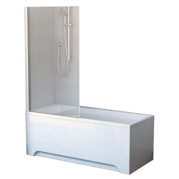 Стенка для ванны Ravak CVS1 80л хром+прозрачная 7QL40C00Z1